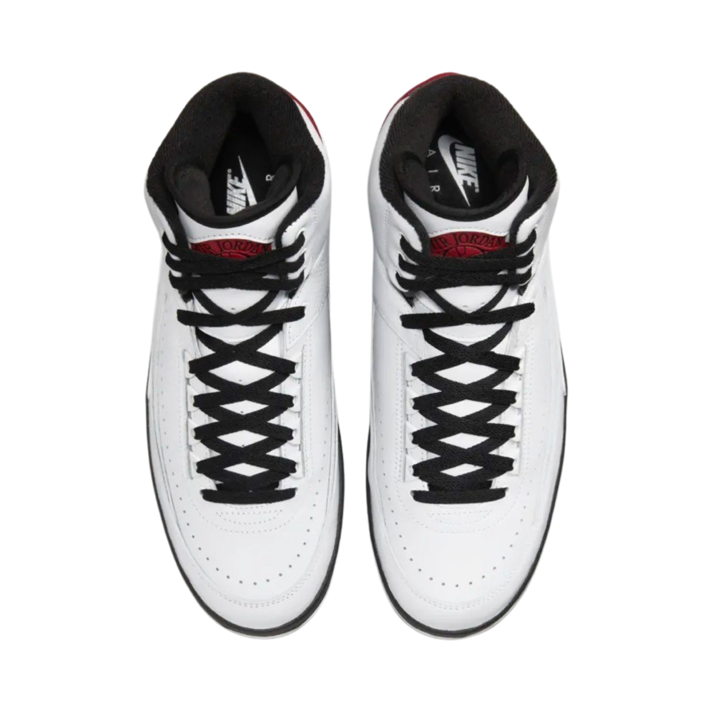 Air Jordan 2 White Varsity Red Black