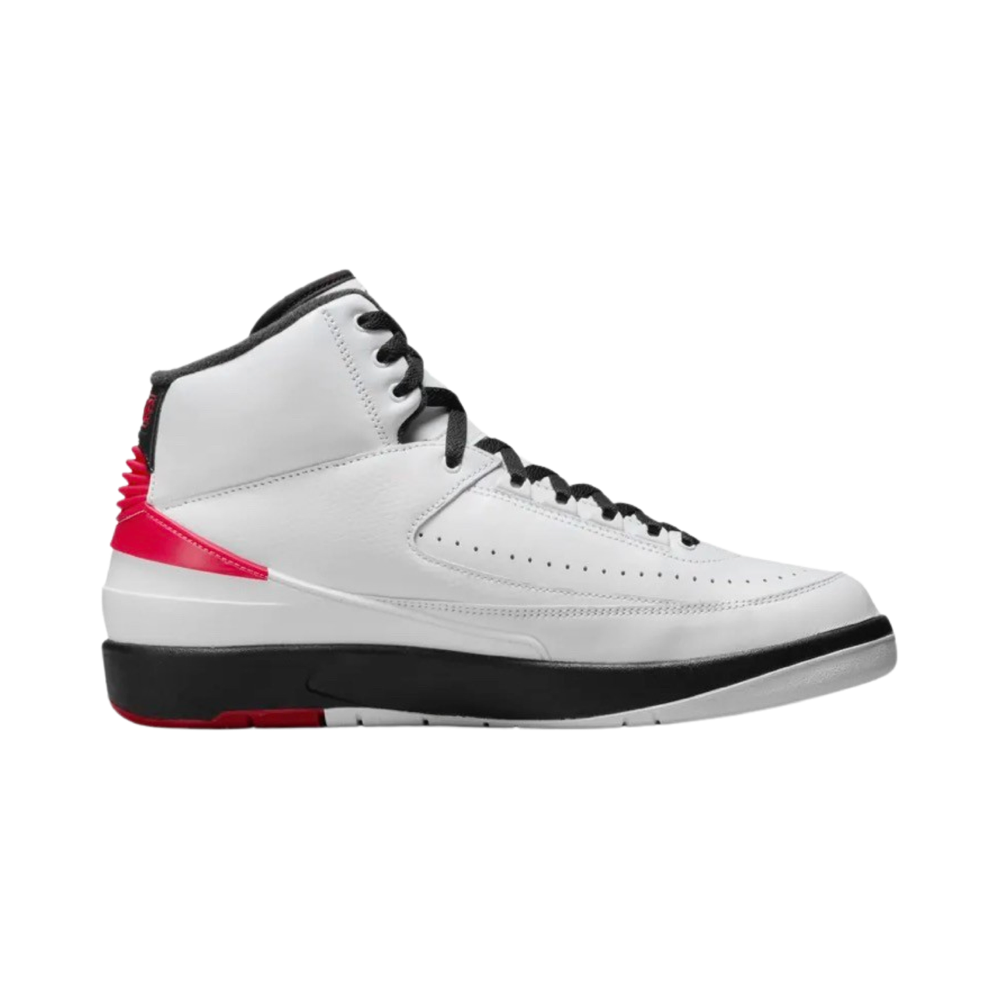 Air Jordan 2 White Varsity Red Black