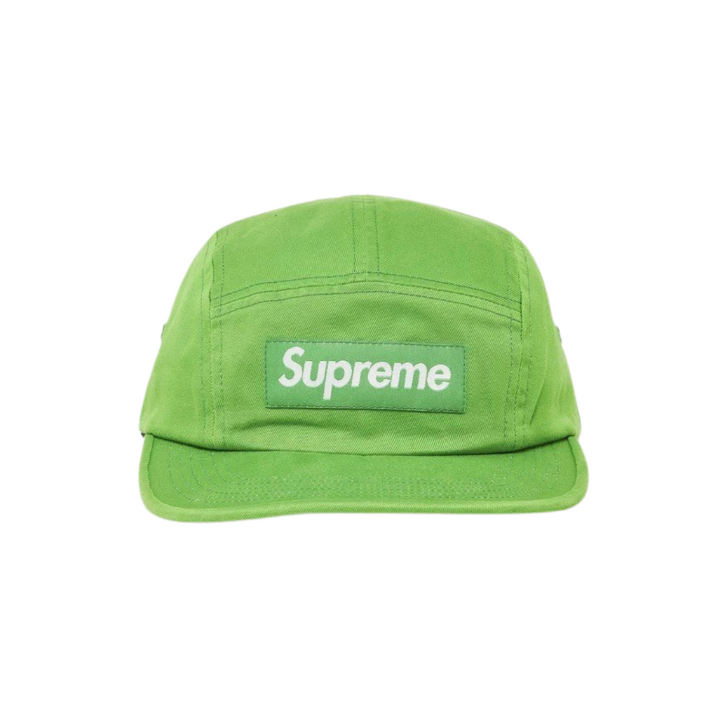 Supreme Washed Chino Twill Camp Cap Green