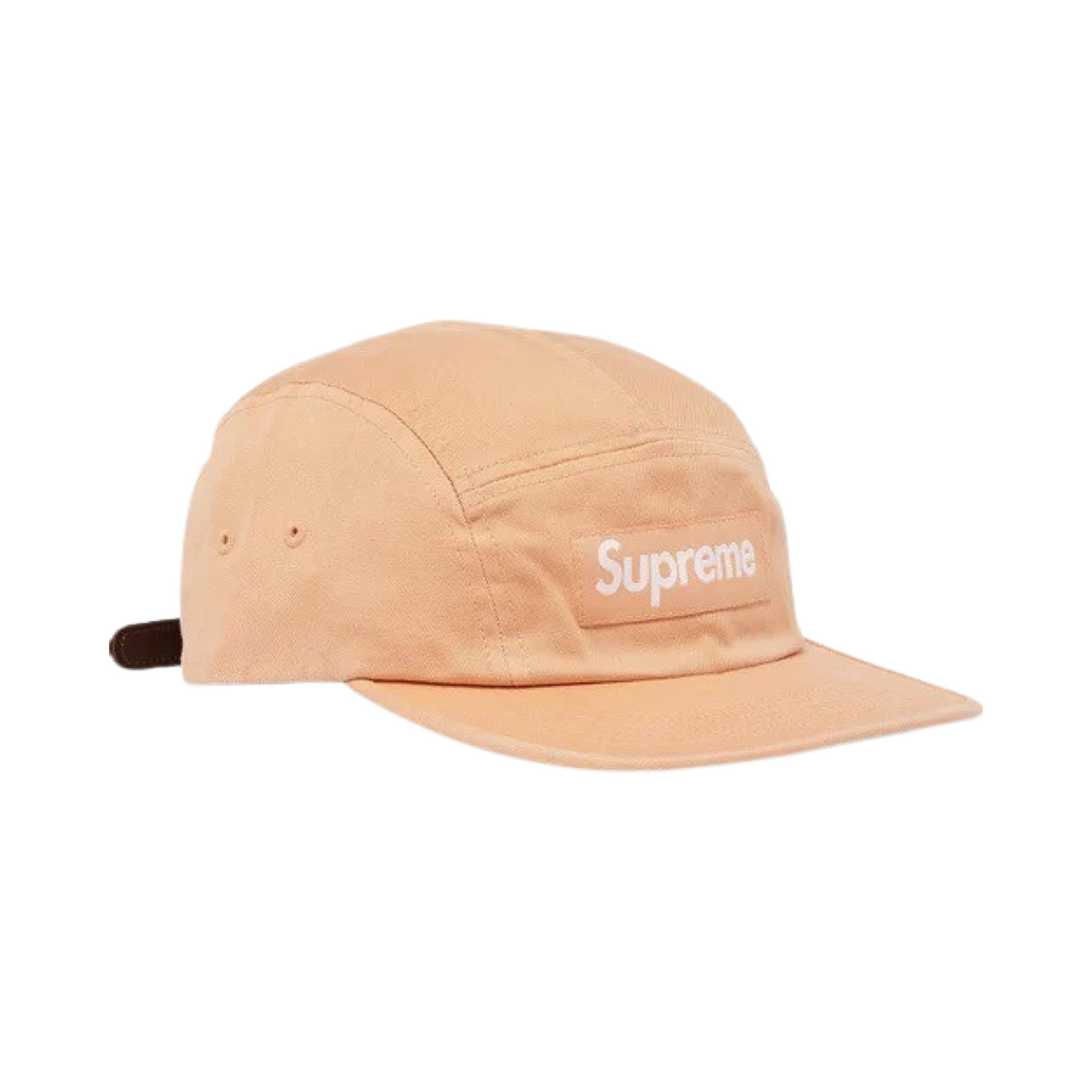 Supreme Washed Chino Twill Camp Cap Peach