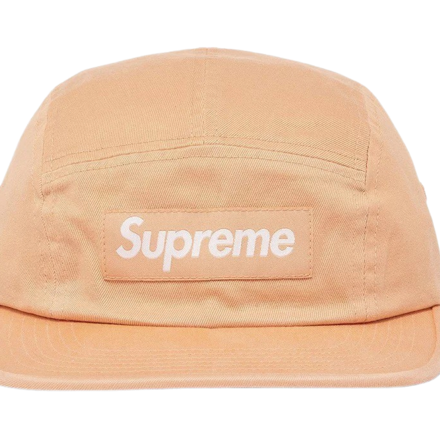 Supreme Washed Chino Twill Camp Cap Peach