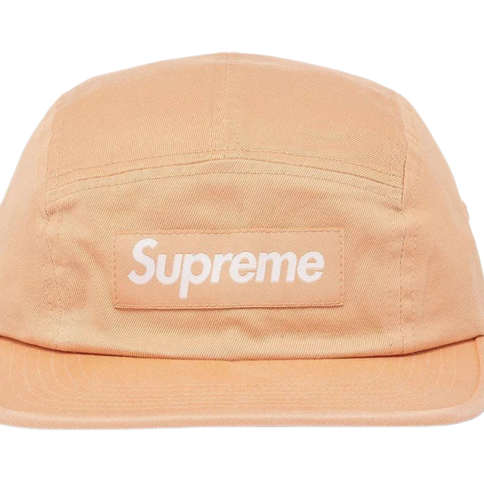 Supreme Washed Chino Twill Camp Cap Peach