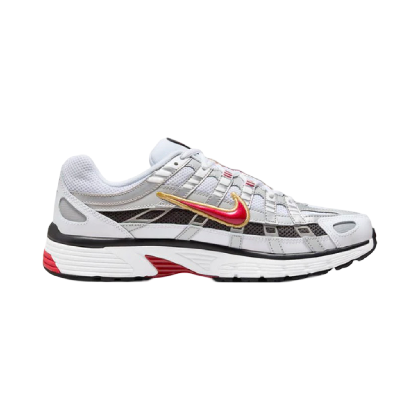 Nike P-6000 White Platinum Varsity Red