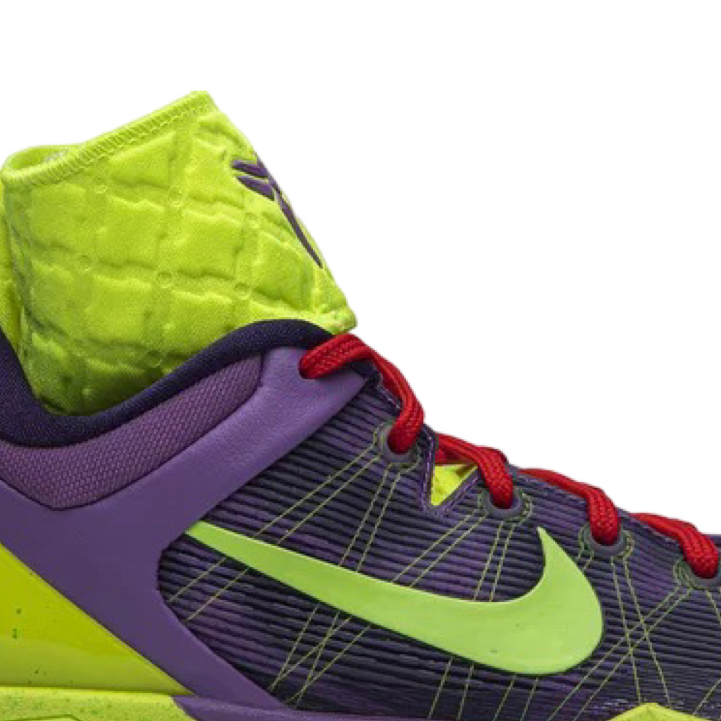 Nike Kobe 7 Supreme Xmas Violet Pop Volt Ink Action Red