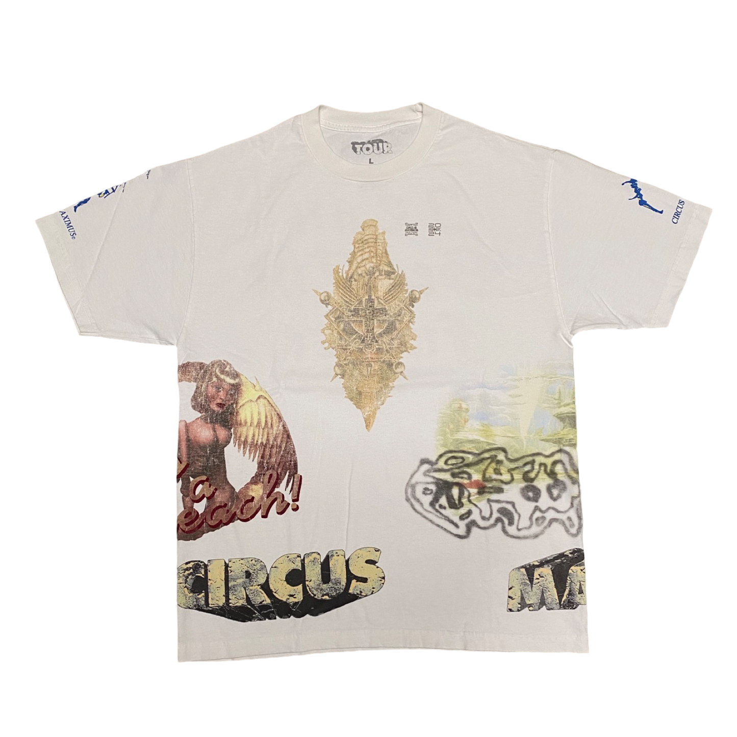 Travis Scott Circus Maximus I Can See The Futute Tour 2024 Merch Tee