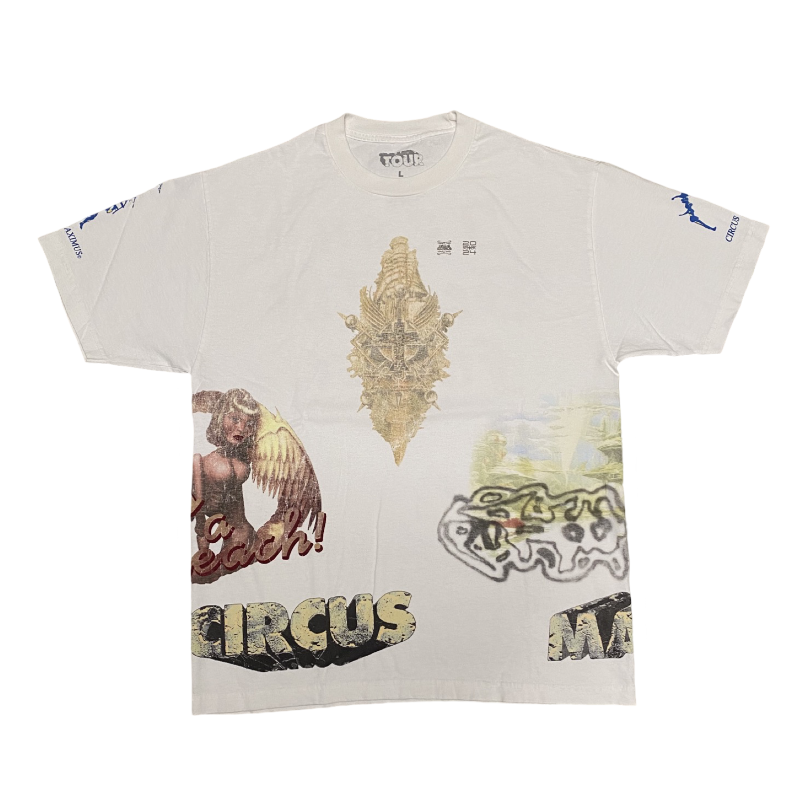 Travis Scott Circus Maximus I Can See The Futute Tour 2024 Merch Tee