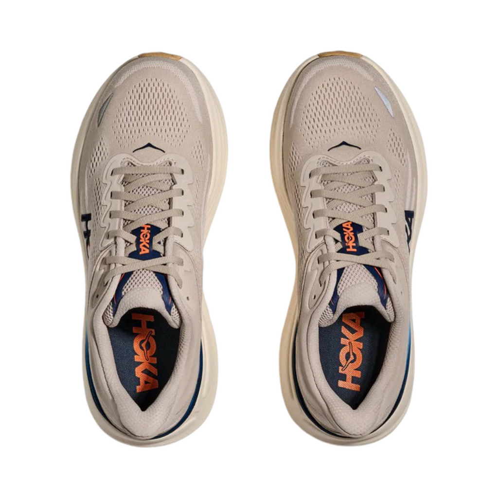 Men's Hoka Bondi 9 2E Width Stucco Grout