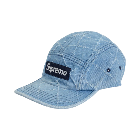 Supreme Punched Denim Camp Cap FW23