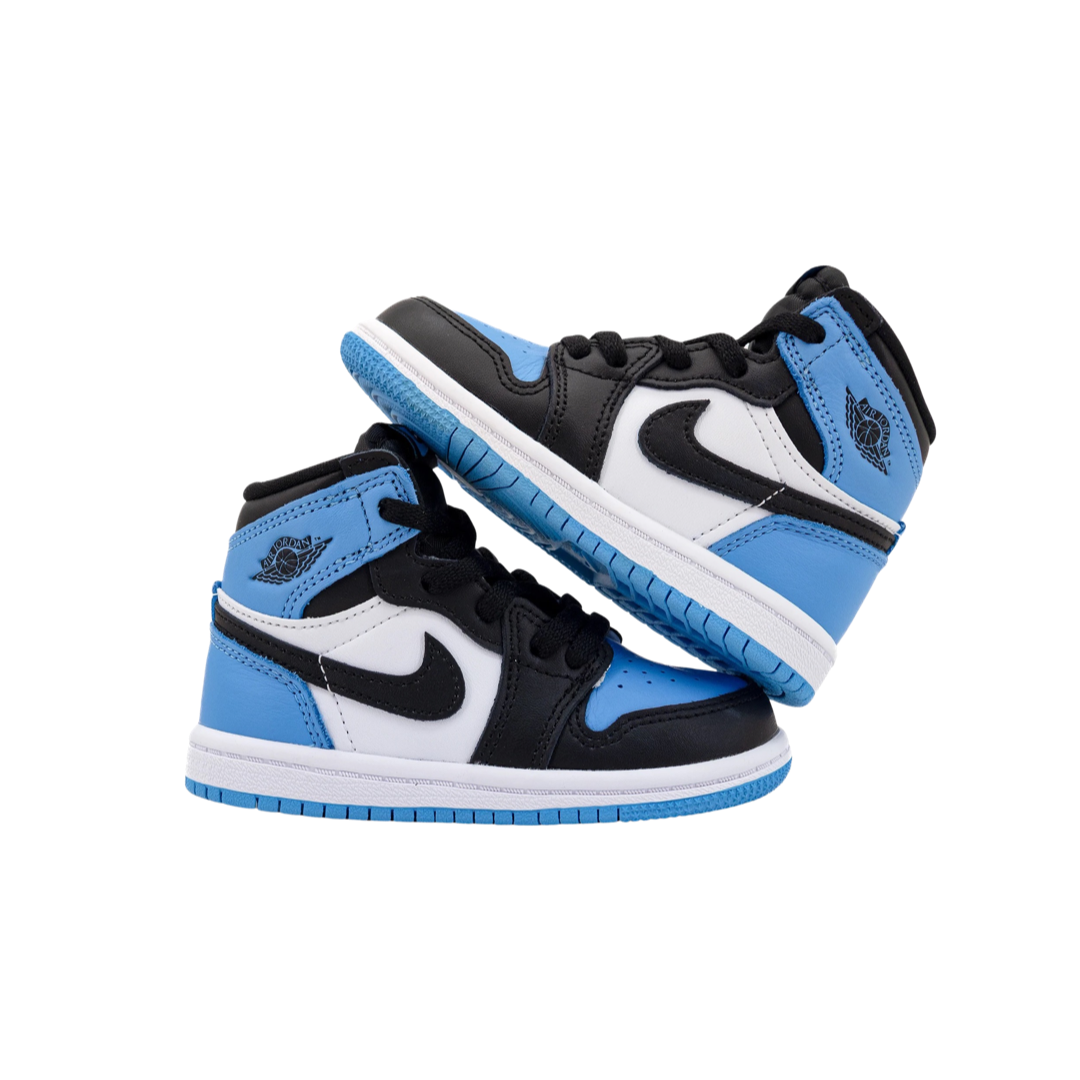 Toddler Air Jordan 1 High (TD) UNC Toe University Blue Black White