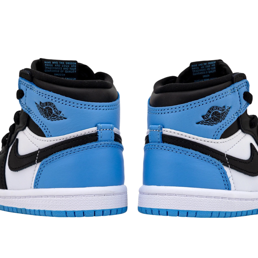 Toddler Air Jordan 1 High (TD) UNC Toe University Blue Black White