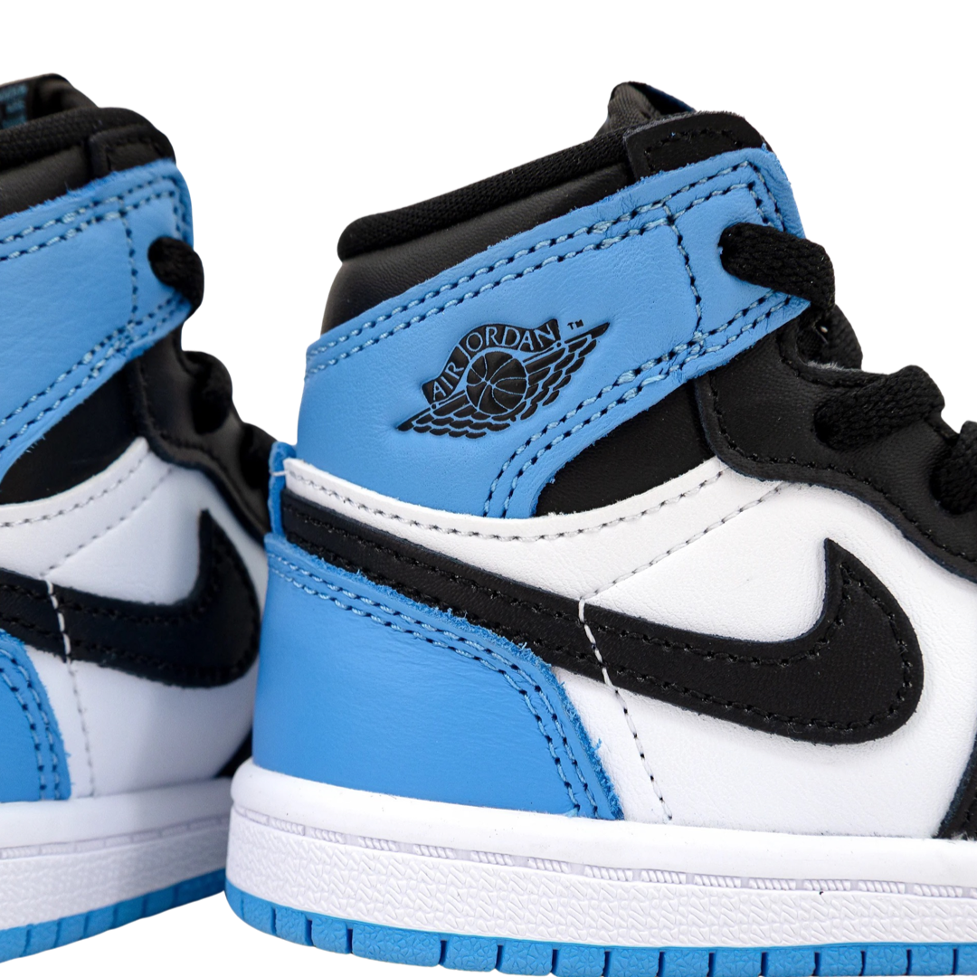 Toddler Air Jordan 1 High (TD) UNC Toe University Blue Black White