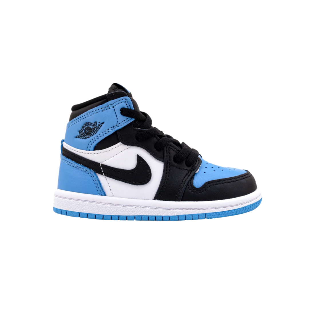 Toddler Air Jordan 1 High (TD) UNC Toe University Blue Black White