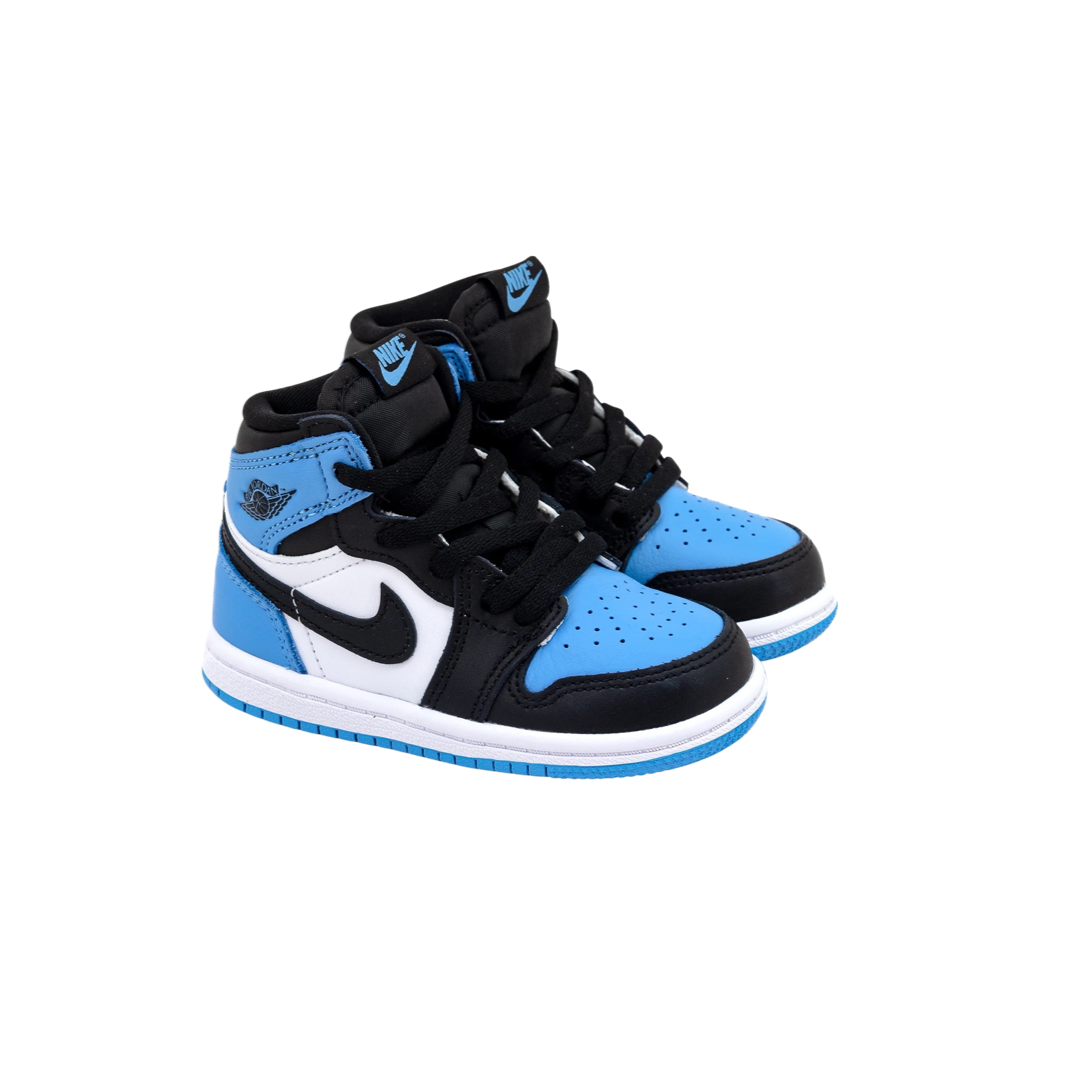 Toddler Air Jordan 1 High (TD) UNC Toe University Blue Black White