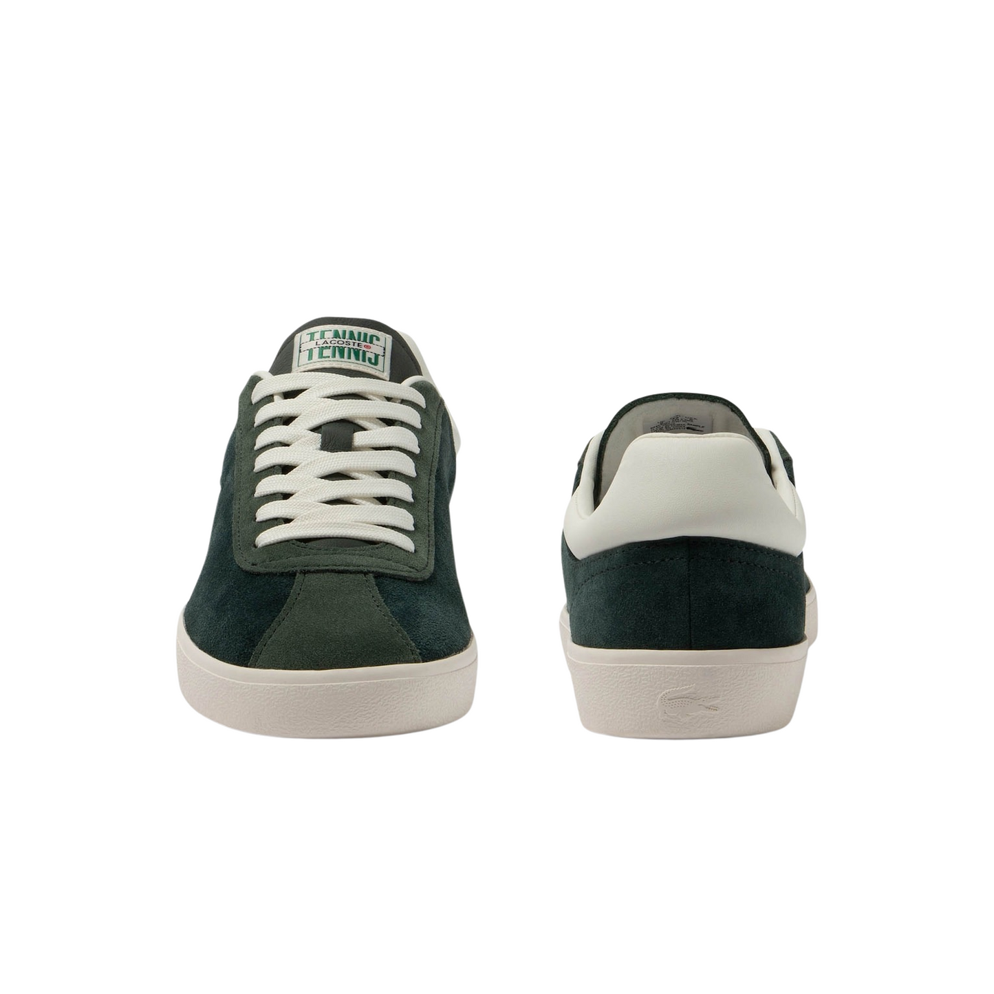 Men's Lacoste Baseshot Dark Green White Sneakers