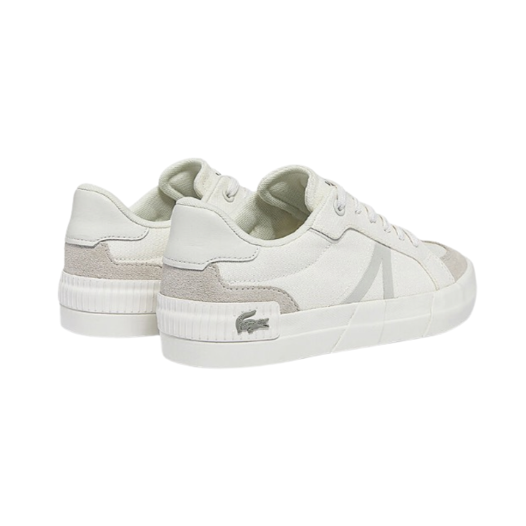 Women's Lacoste L004 Canvas White White Sneakers