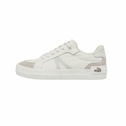 Women's Lacoste L004 Canvas White White Sneakers