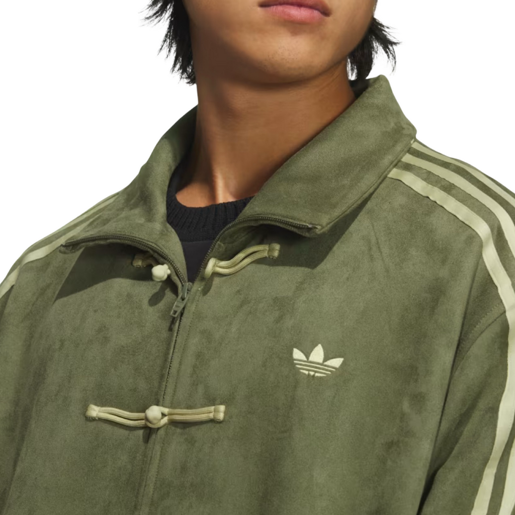 Adidas CTT Chinese Track Top 3.1 Gender Neutral Jacket (Asian Sizing) Collegiate Olive