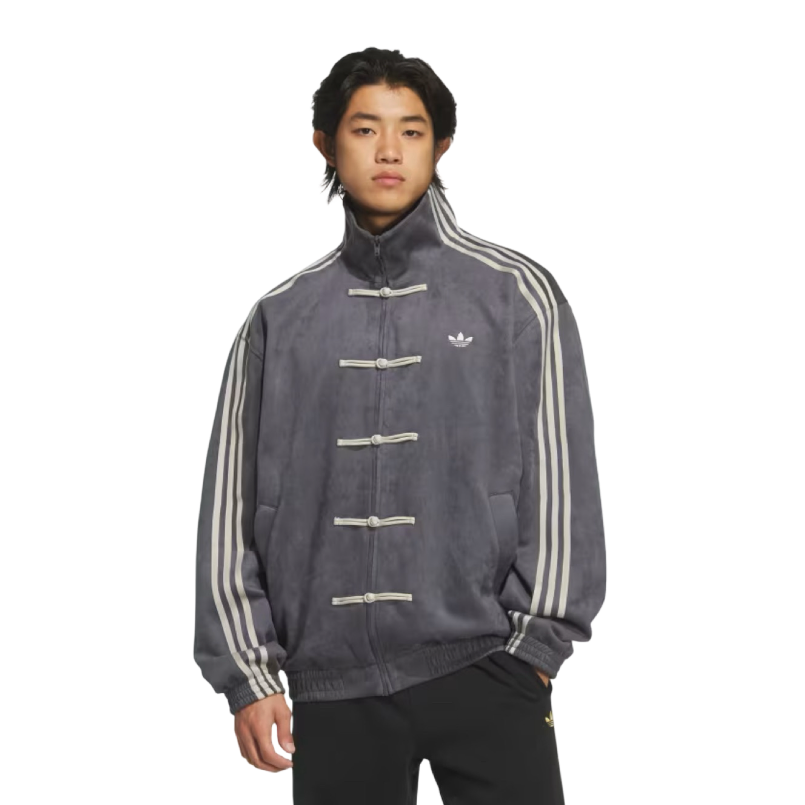 Adidas CTT Chinese Track Top 3.1 Gender Neutral Jacket (Asian Sizing) Collegiate Black