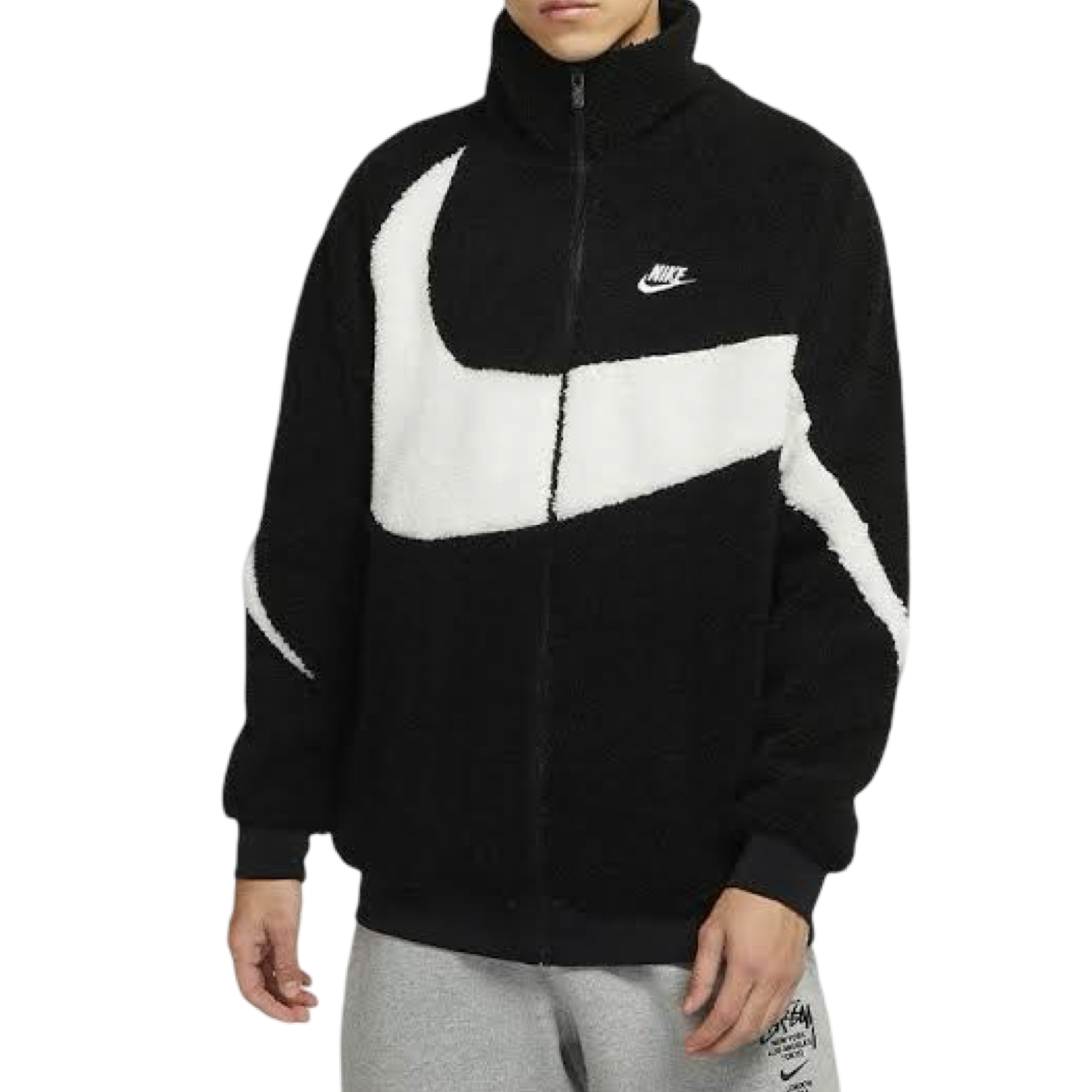 Nike Big Swoosh Reversible BOA Jacket Black White