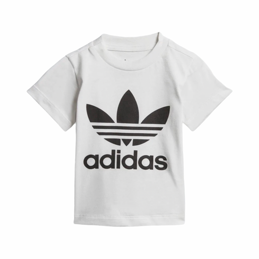 adidas Originals Trefoil Drip Logo Tee White