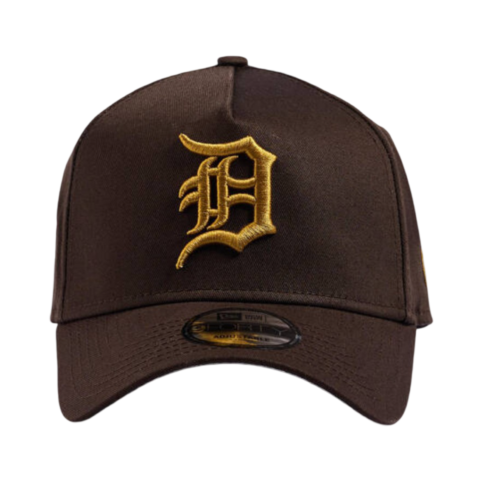 New Era 9Forty A-Frame World Series Detroit Tigers Brown Gold Snapback Cap