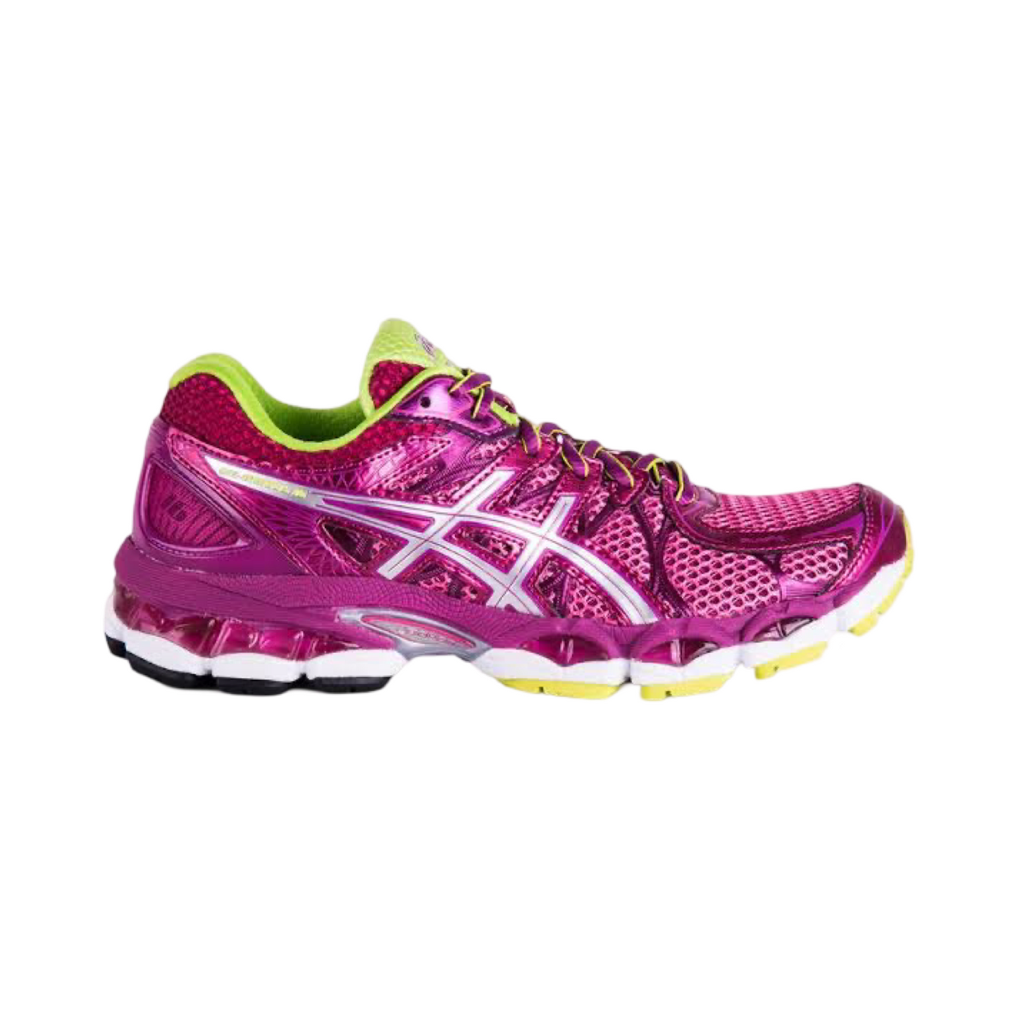 Women's Asics Gel Nimbus 16 Raspberry Lighting Lime