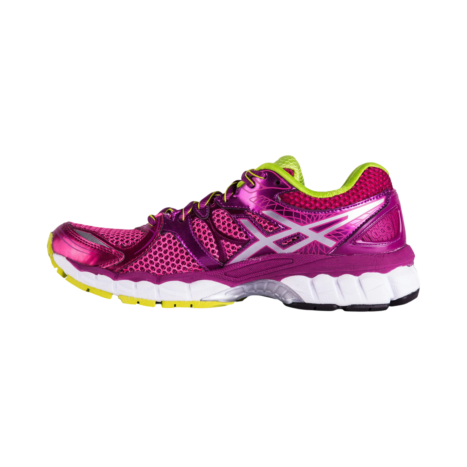 Women's Asics Gel Nimbus 16 Raspberry Lighting Lime