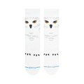Stance x Harry Porter Hedwig Graphic Print White Crew Socks