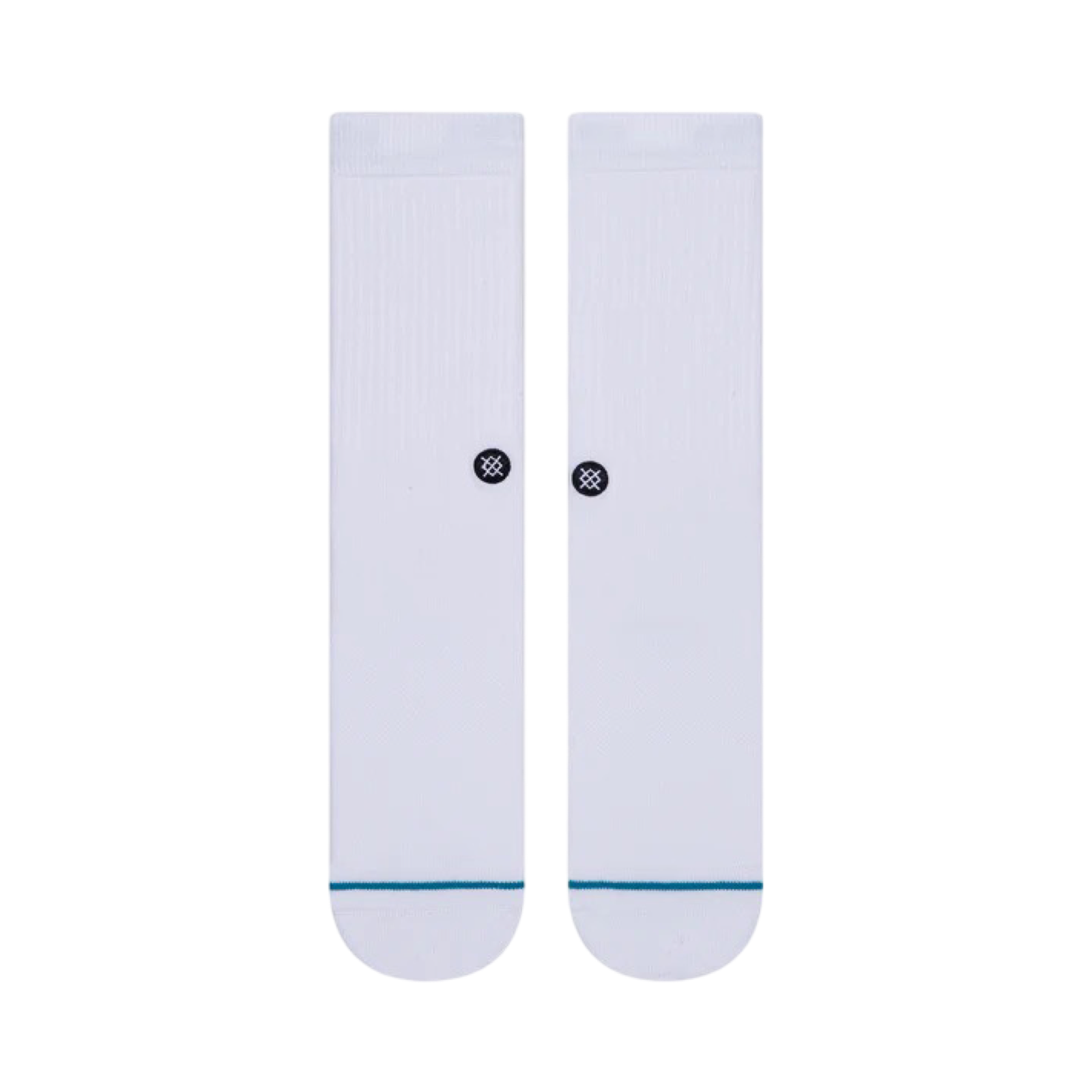 Stance Icon White Black Crew Socks