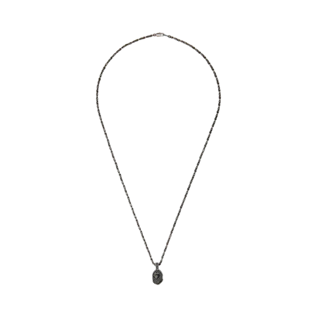 A Bathing Ape x Swarovski x Dover Street Market Special Camo Ape Head Necklace