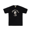A Bathing Ape Bape Tree Edge Black White Camo College Tee