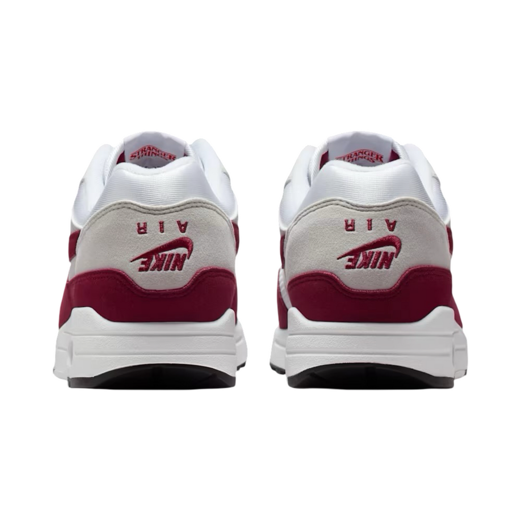 Nike Air Max 1 Stranger Things White Team Maroon Neutral Grey