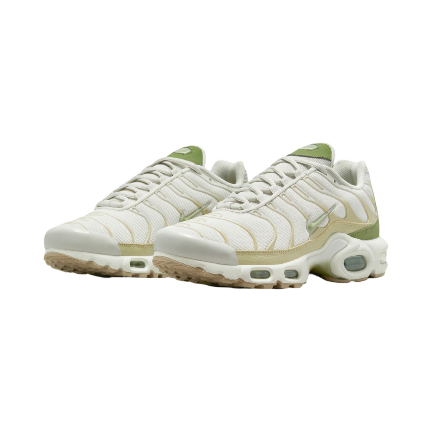 Nike Women's Air Max Plus TN Light Bone Honeydew Alligator