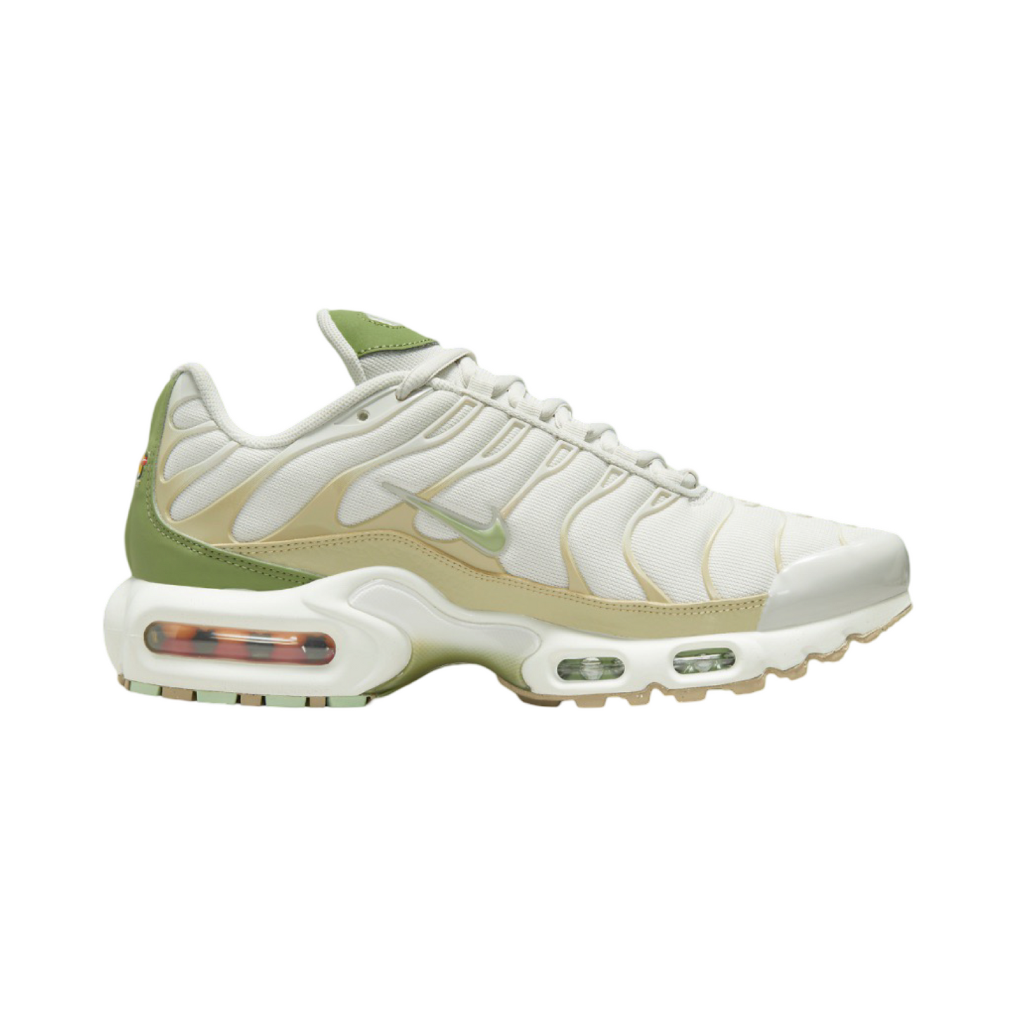 Nike Women's Air Max Plus TN Light Bone Honeydew Alligator