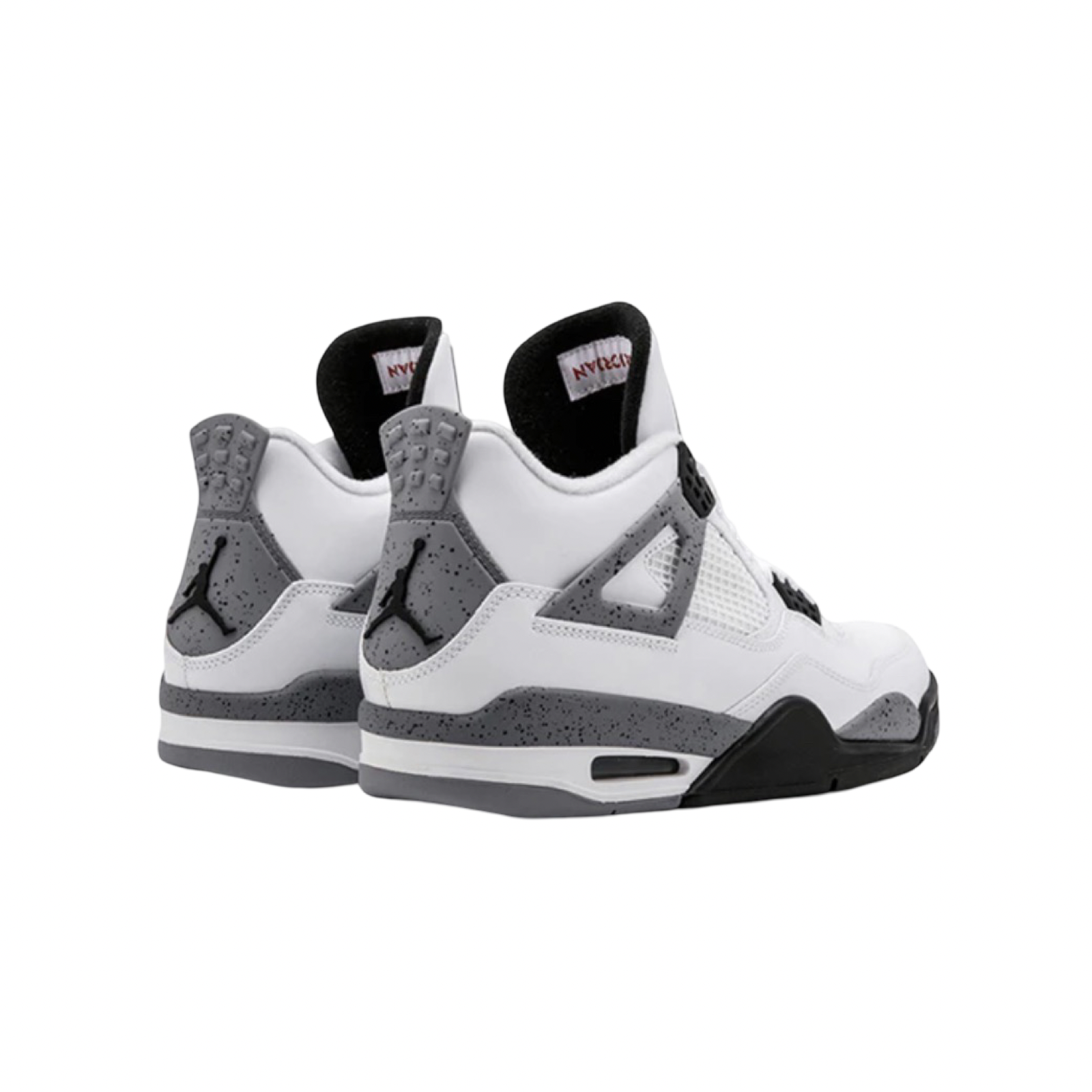 Air Jordan 4 Retro 2012 White Cement White Black Tech Grey