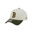 New Era 9Forty A-Frame Metallic Script Boston Red Sox White Gold Green Snapback Cap