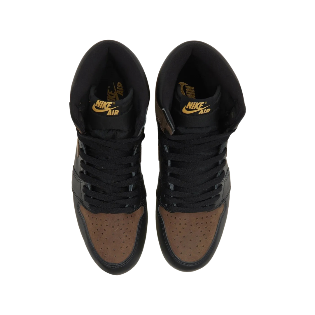 Air Jordan 1 Retro High OG Black Metallic Gold Palomino