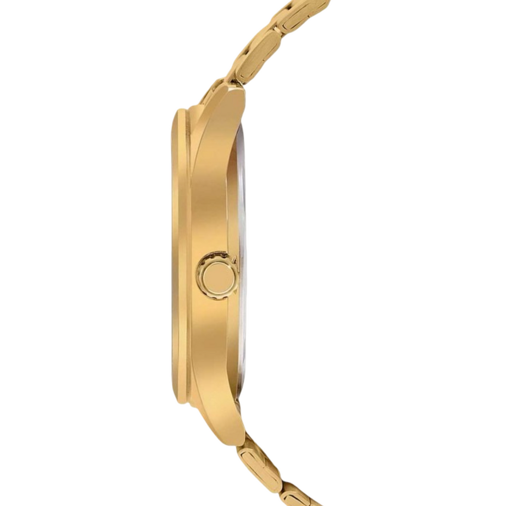 Men's Casio MTPVD03G-3A Goldtone Green Face Steel Band Watch
