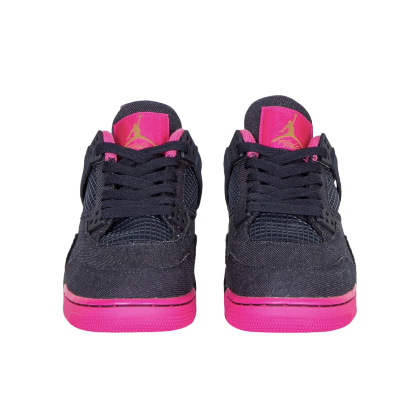 Air Jordan 4 GS Denim Dark Obsidian Metallic Gold Pink
