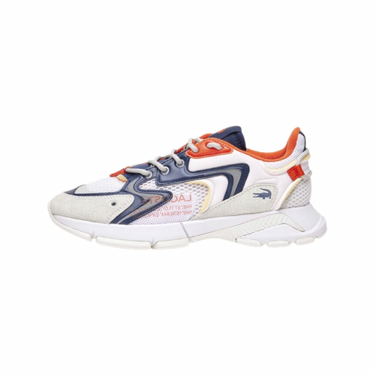 Lacoste Men's L003 NEO 223 White Orange Navy