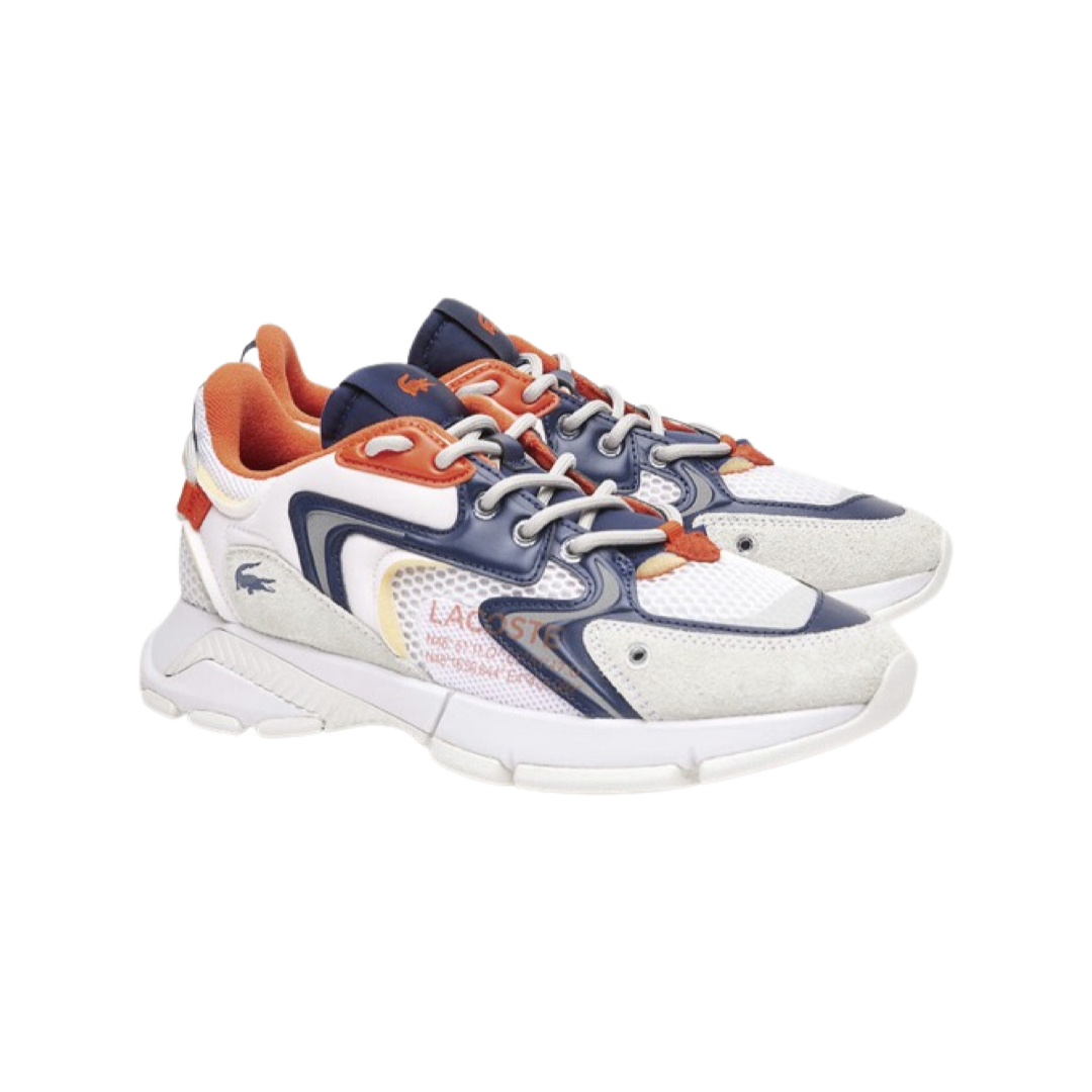 Lacoste Men's L003 NEO 223 White Orange Navy