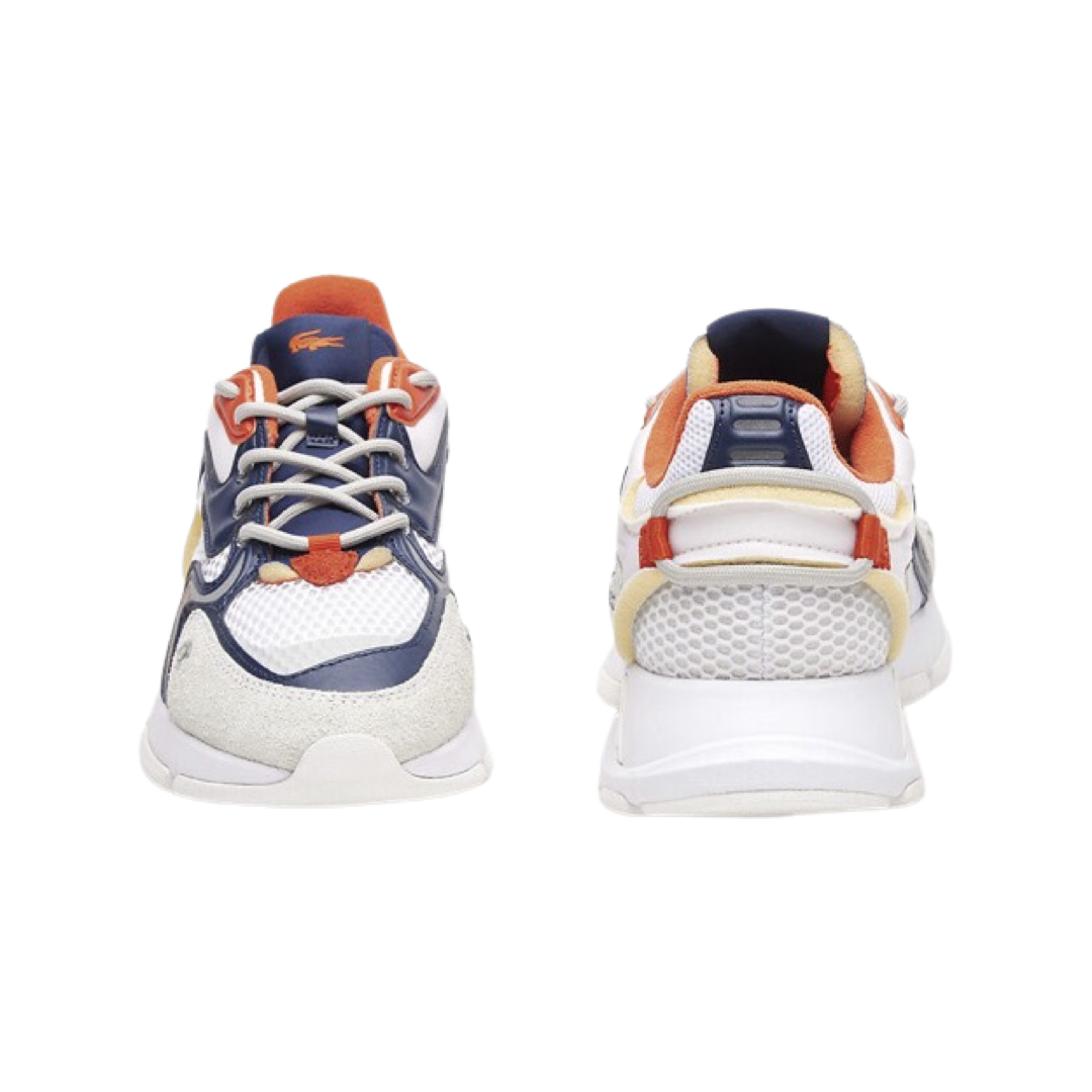 Lacoste Men's L003 NEO 223 White Orange Navy