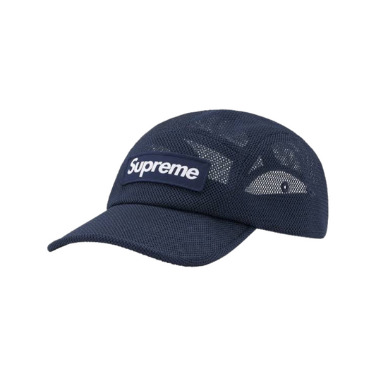 Supreme Camp Cap SS23 Cordura Mesh Navy Blue White