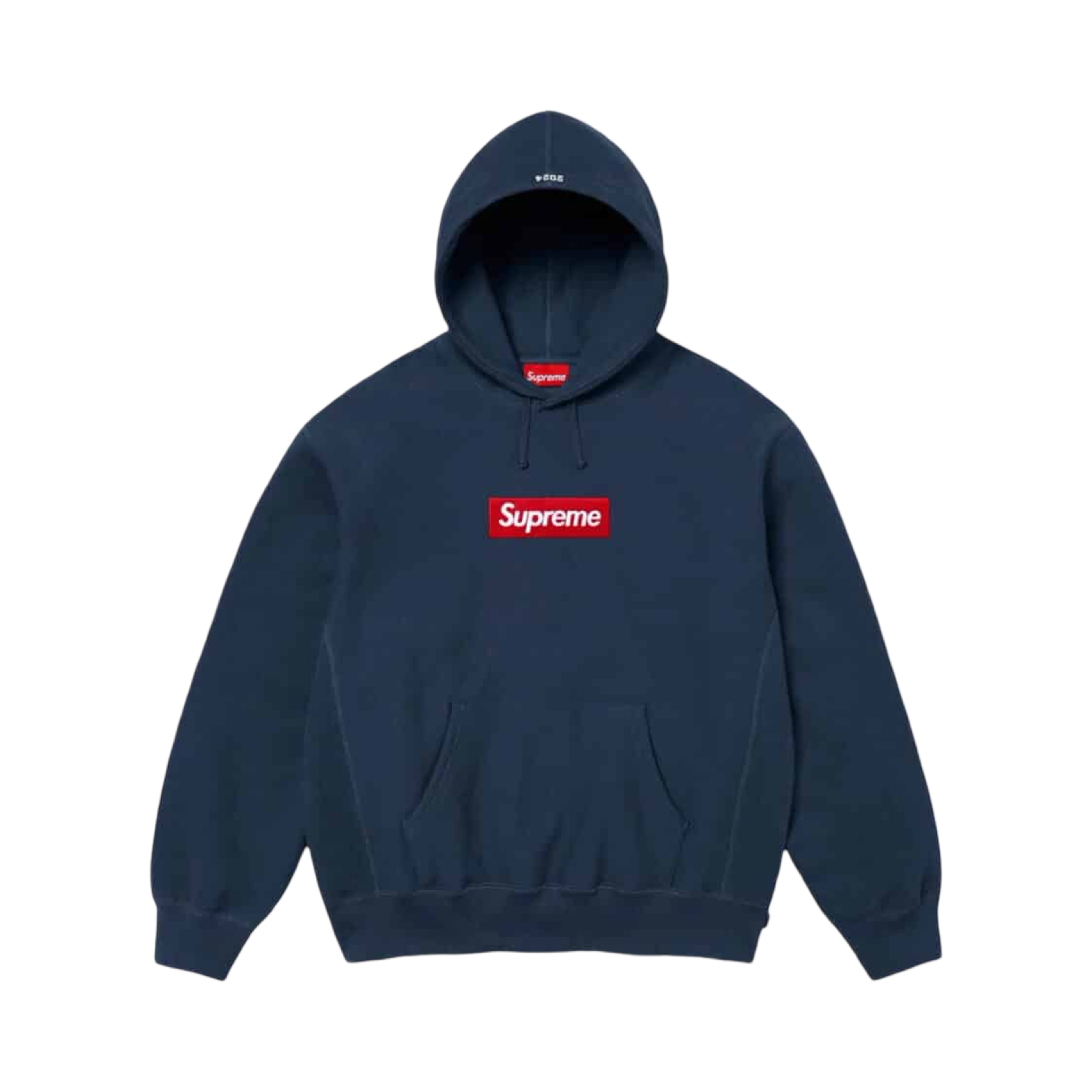 Supreme Box Logo Hoodie Sweatshirt FW24 Navy Red White