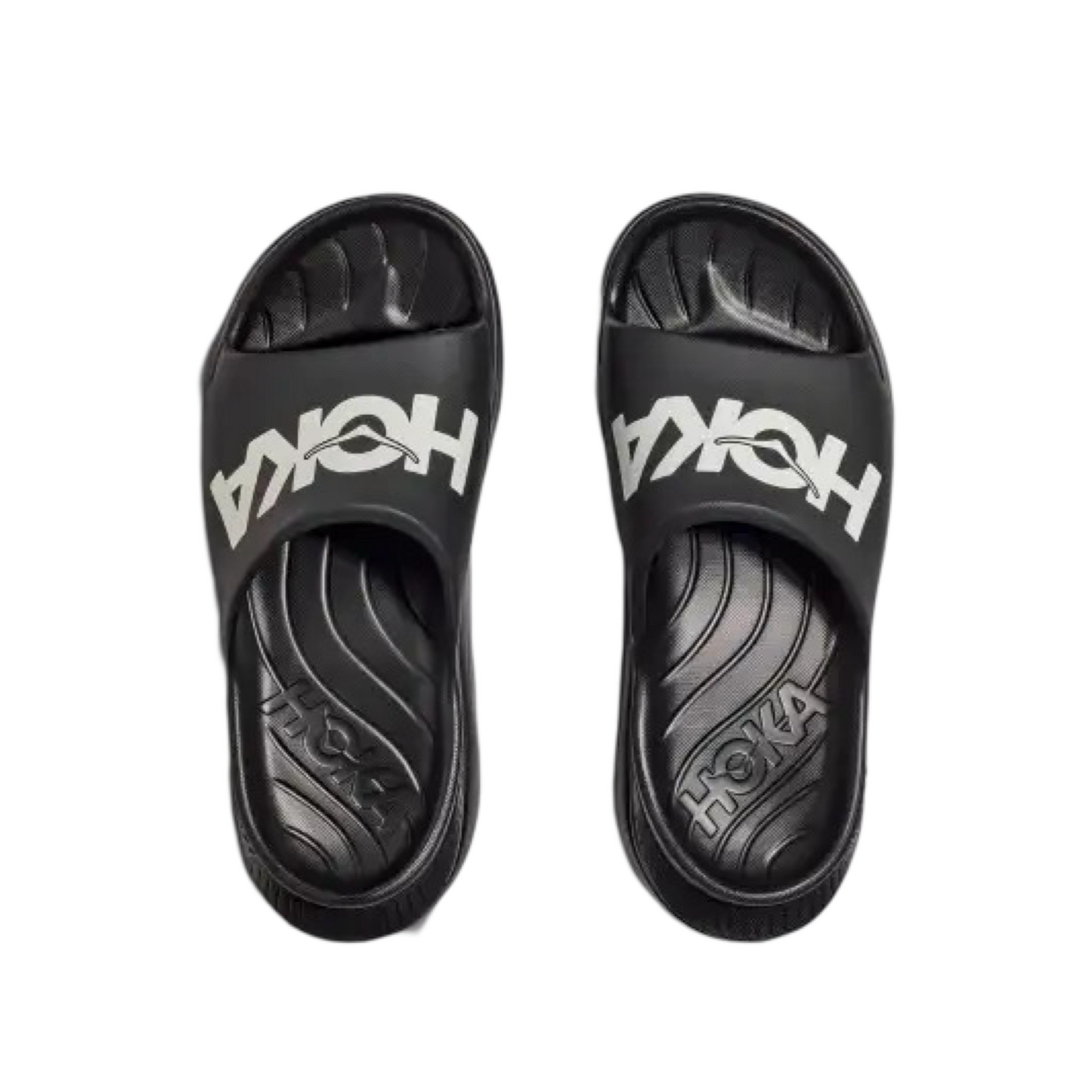 Men's Hoka Ora Athletic Slide Black White