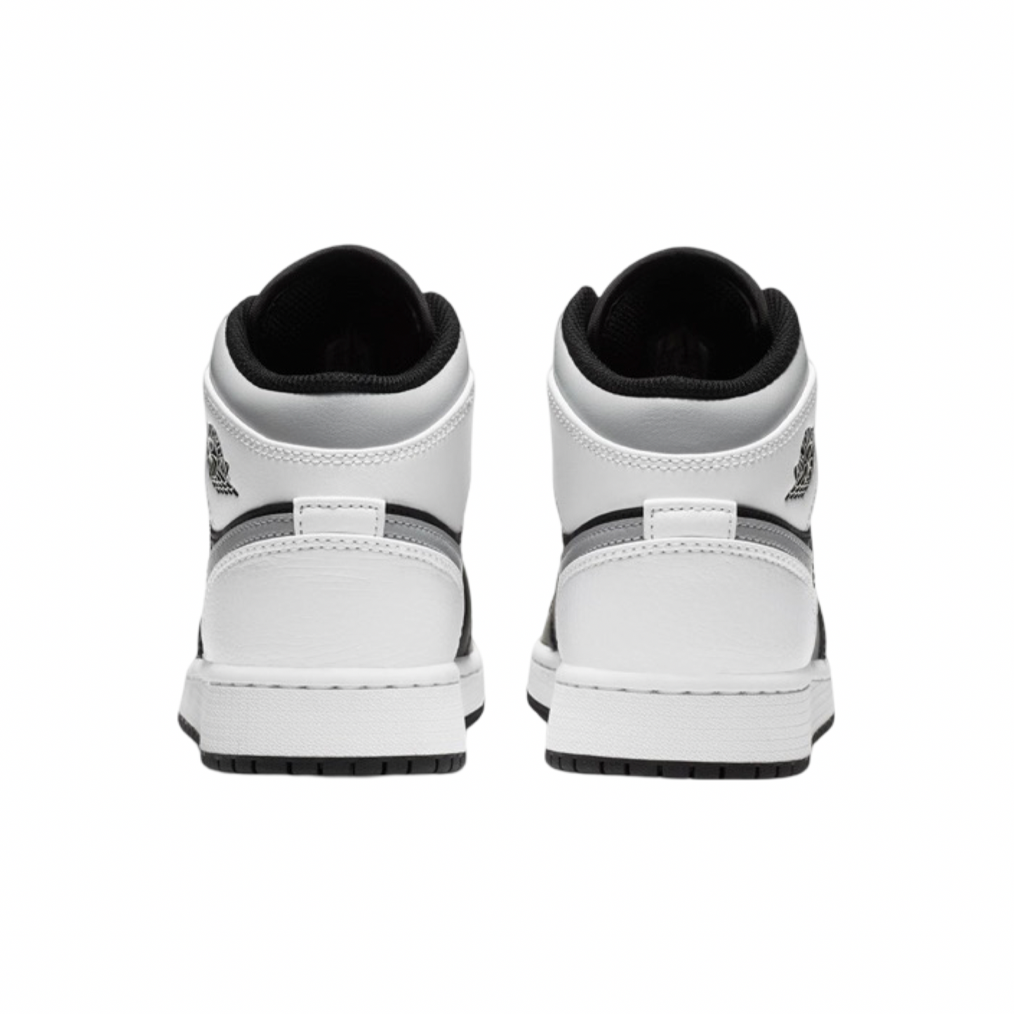 Air Jordan 1 Mid GS White Shadow Black Grey