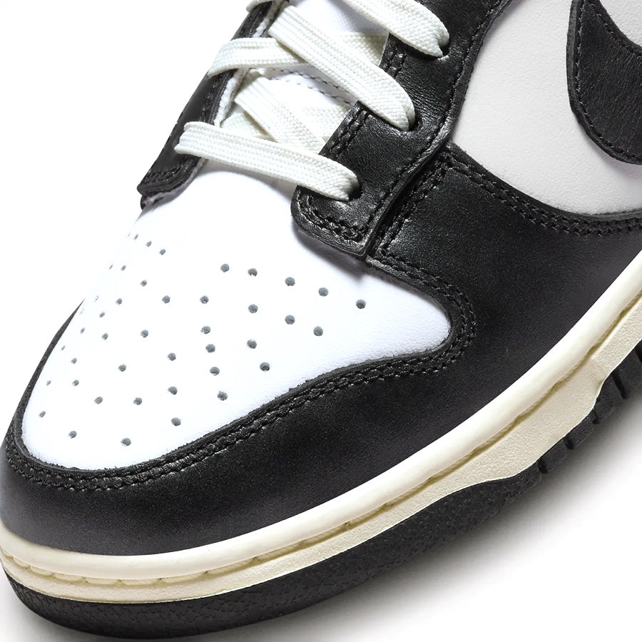 Women’s Nike Dunk Low Vintage Panda White Black Coconut Milk