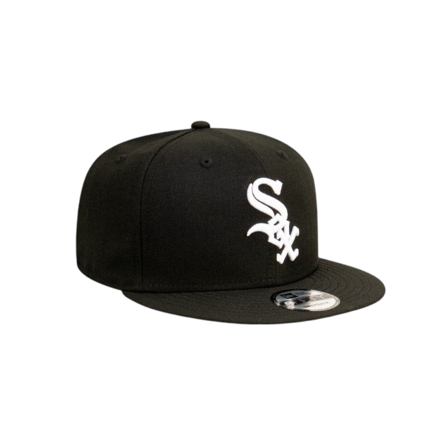 New Era 5950 Chiacgo White Sox Pop Sweat Black White Snapback Cap