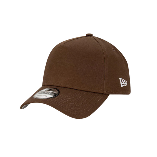 New Era 940 AFrame Essentials Blank Walnut Snapback Cap