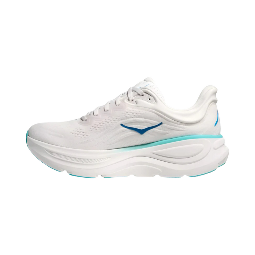Men's Hoka Bondi 9 D Width White Blue